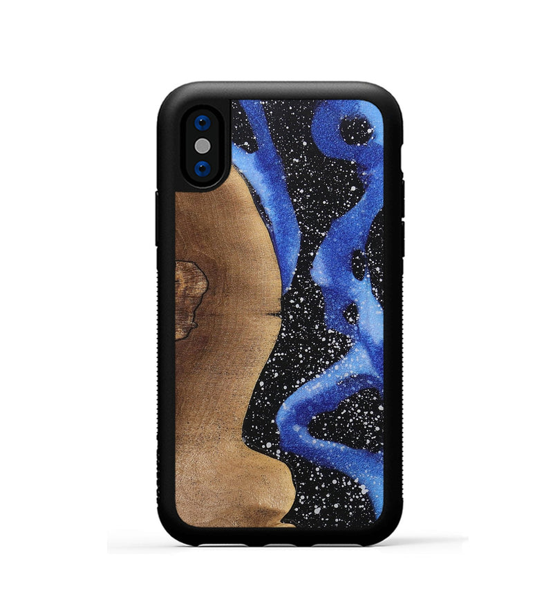 iPhone Xs Wood+Resin Phone Case - Candace (Cosmos, 698468)