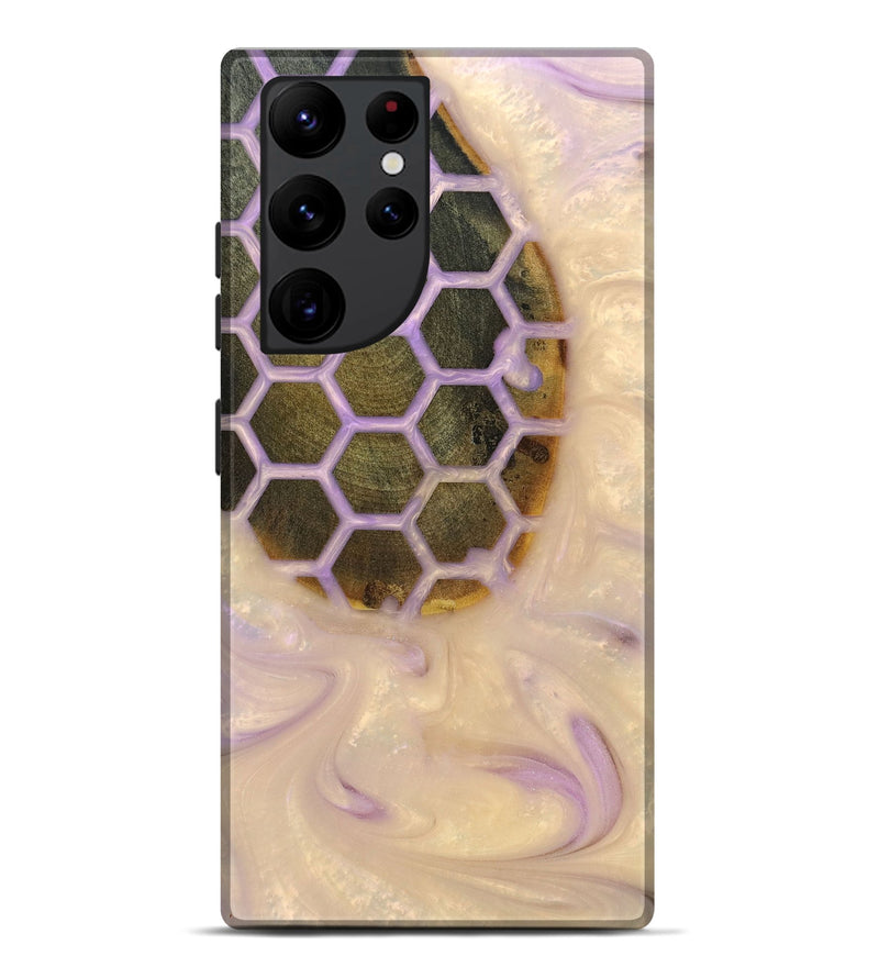 Galaxy S22 Ultra Wood+Resin Live Edge Phone Case - Laverne (Pattern, 698515)