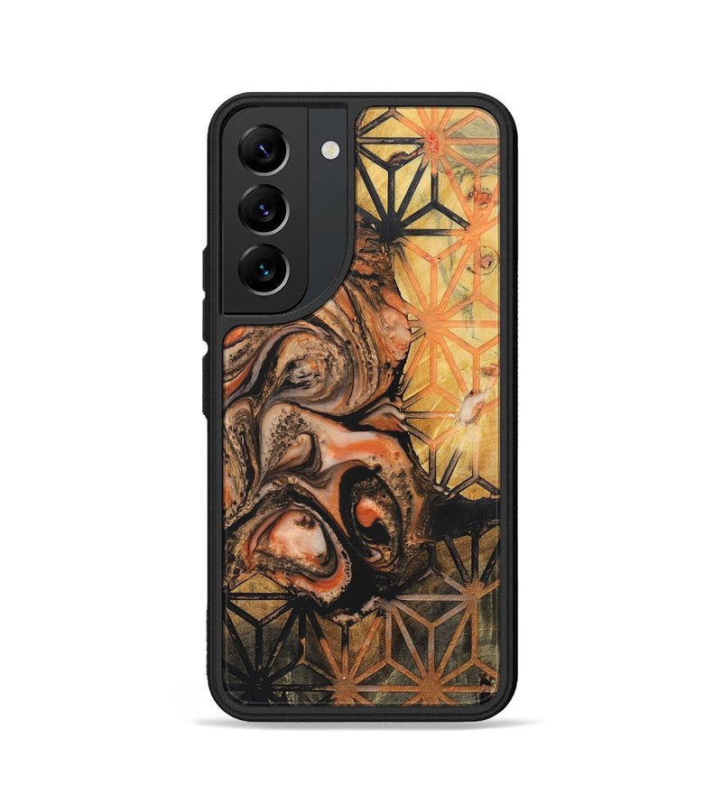 Galaxy S22 Wood+Resin Phone Case - Dylan (Pattern, 698587)