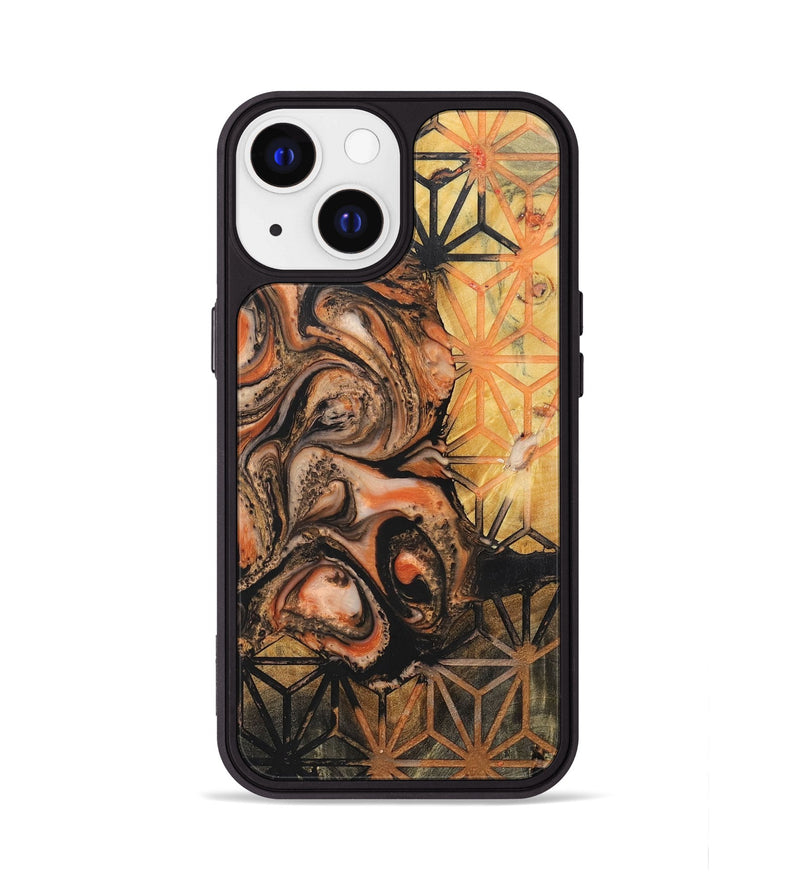 iPhone 13 Wood+Resin Phone Case - Dylan (Pattern, 698587)