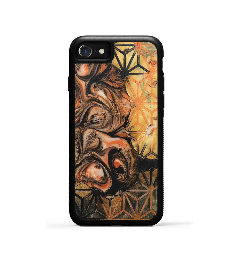 iPhone SE Wood+Resin Phone Case - Dylan (Pattern, 698587)