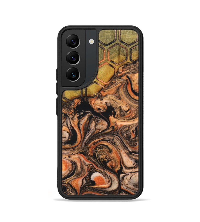 Galaxy S22 Wood+Resin Phone Case - Kailey (Pattern, 698591)