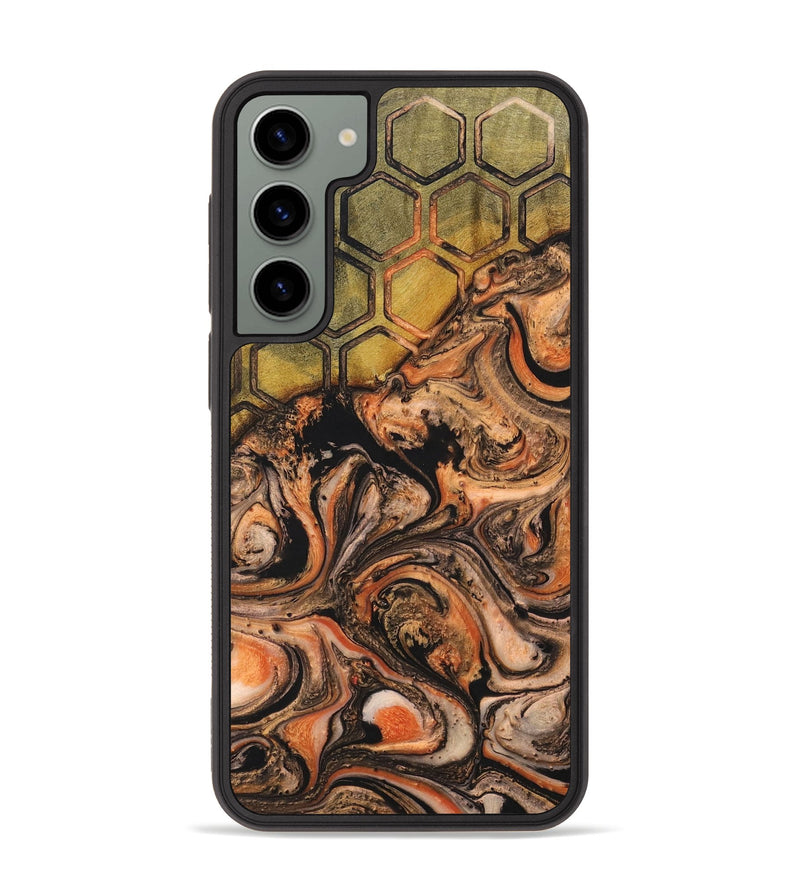Galaxy S23 Plus Wood+Resin Phone Case - Kailey (Pattern, 698591)