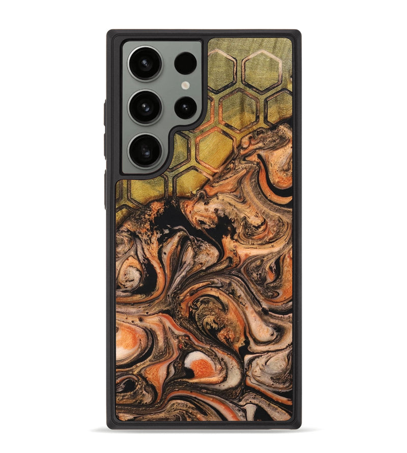 Galaxy S23 Ultra Wood+Resin Phone Case - Kailey (Pattern, 698591)