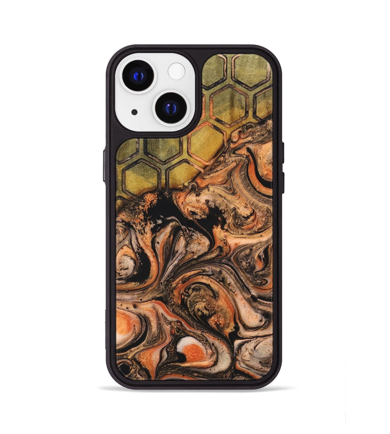 iPhone 13 Wood+Resin Phone Case - Kailey (Pattern, 698591)