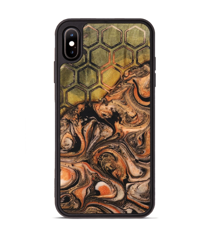 iPhone Xs Max Wood+Resin Phone Case - Kailey (Pattern, 698591)