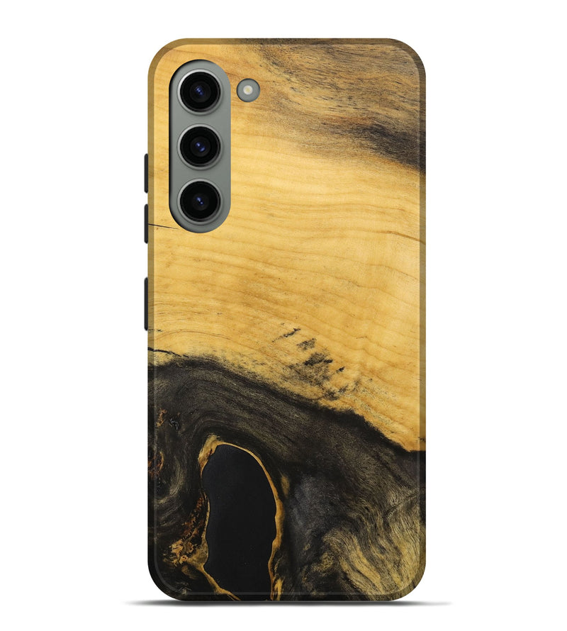 Galaxy S23 Plus Wood+Resin Live Edge Phone Case - Bennett (Wood Burl, 698619)
