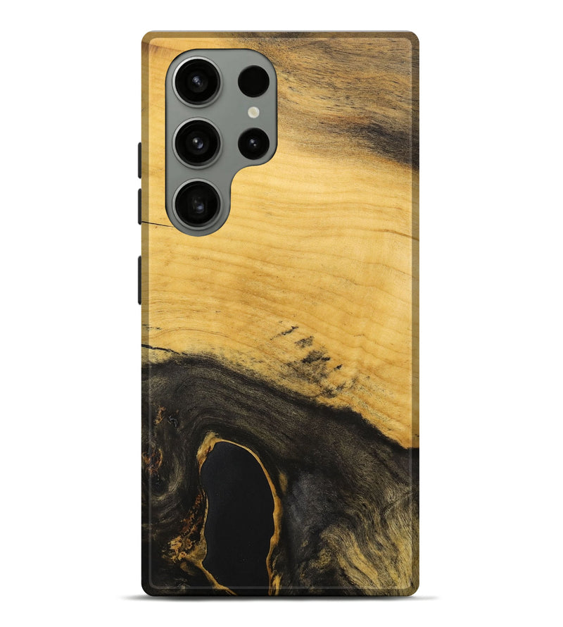 Galaxy S23 Ultra Wood+Resin Live Edge Phone Case - Bennett (Wood Burl, 698619)