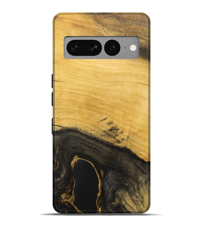 Pixel 7 Pro Wood+Resin Live Edge Phone Case - Bennett (Wood Burl, 698619)