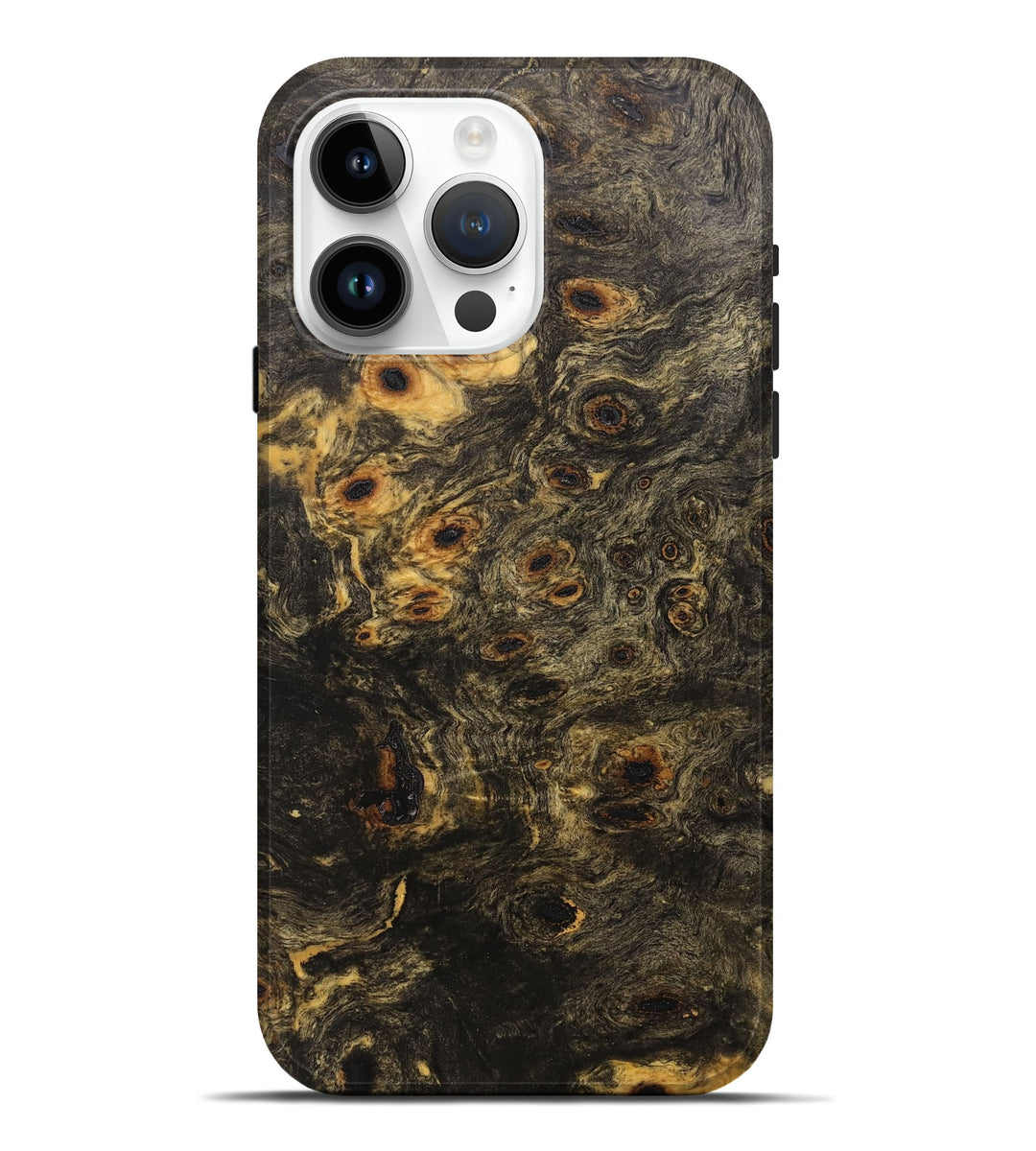iPhone 15 Pro Max Wood+Resin Live Edge Phone Case - Tierra (Wood Burl, 698620)