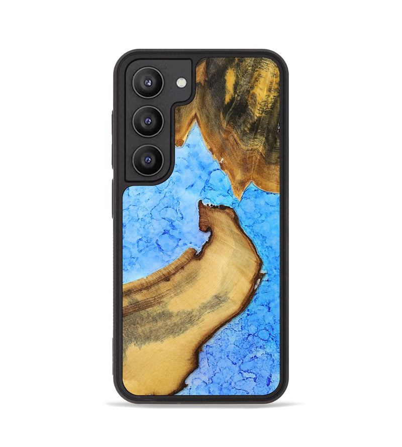 Galaxy S23 Wood+Resin Phone Case - Shelley (Watercolor, 698665)
