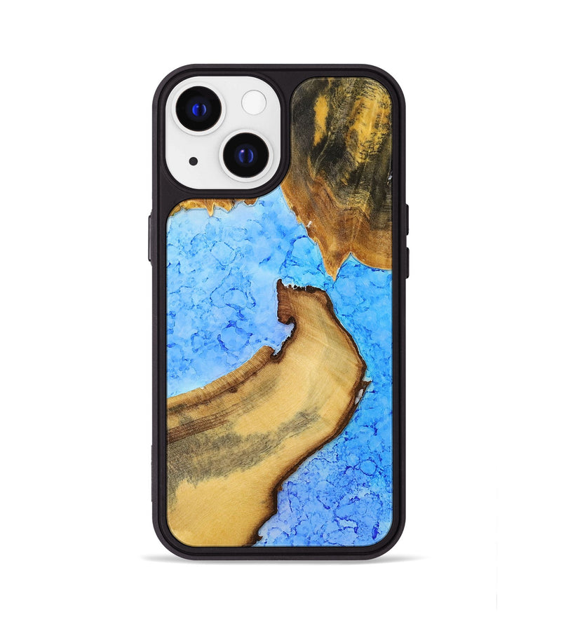 iPhone 13 Wood+Resin Phone Case - Shelley (Watercolor, 698665)