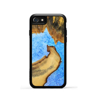 iPhone SE Wood+Resin Phone Case - Shelley (Watercolor, 698665)