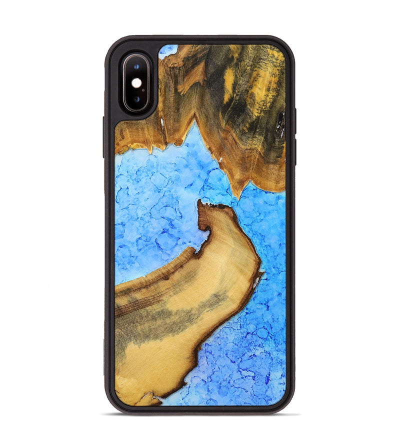 iPhone Xs Max Wood+Resin Phone Case - Shelley (Watercolor, 698665)