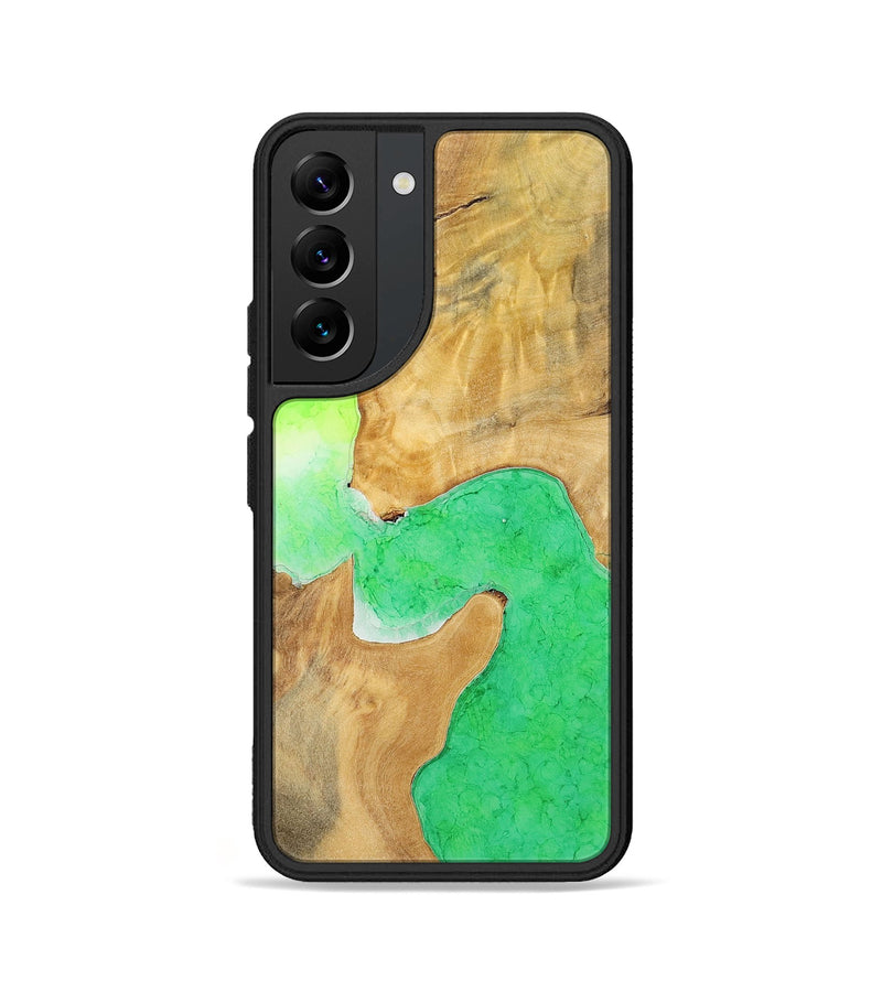 Galaxy S22 Wood+Resin Phone Case - Helen (Watercolor, 698667)