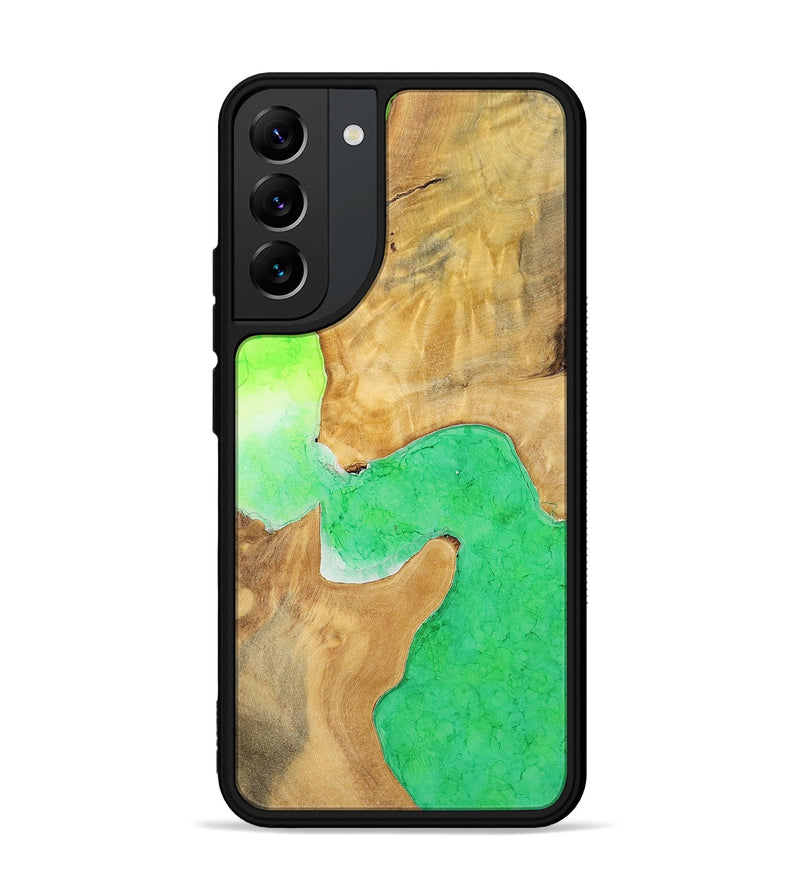 Galaxy S22 Plus Wood+Resin Phone Case - Helen (Watercolor, 698667)