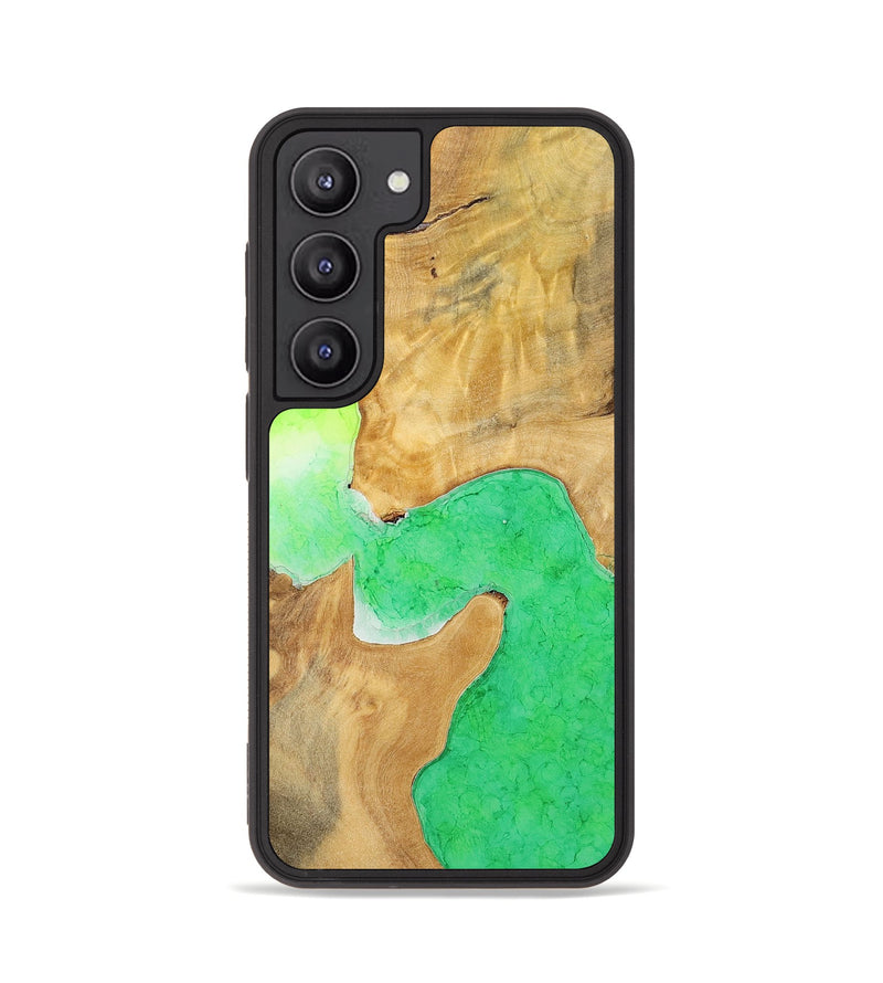 Galaxy S23 Wood+Resin Phone Case - Helen (Watercolor, 698667)