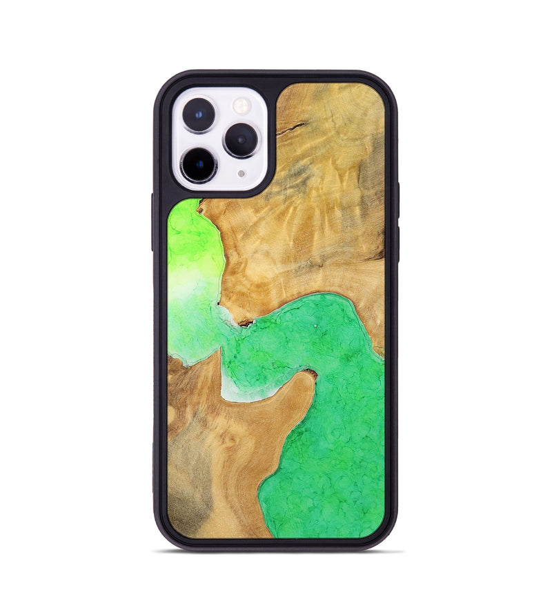 iPhone 11 Pro Wood+Resin Phone Case - Helen (Watercolor, 698667)