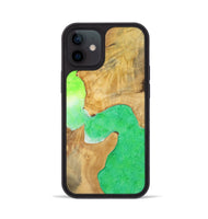 iPhone 12 Wood+Resin Phone Case - Helen (Watercolor, 698667)