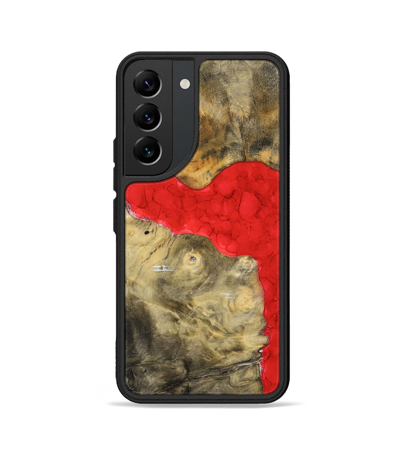 Galaxy S22 Wood+Resin Phone Case - Sheri (Watercolor, 698668)