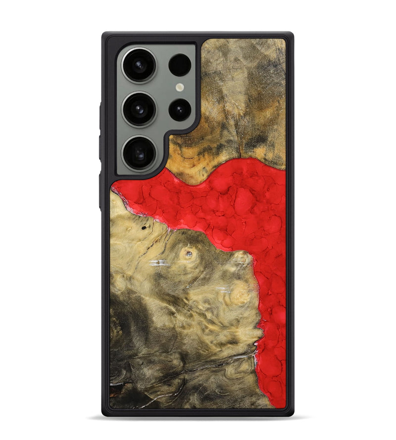 Galaxy S24 Ultra Wood+Resin Phone Case - Sheri (Watercolor, 698668)