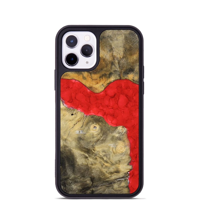 iPhone 11 Pro Wood+Resin Phone Case - Sheri (Watercolor, 698668)