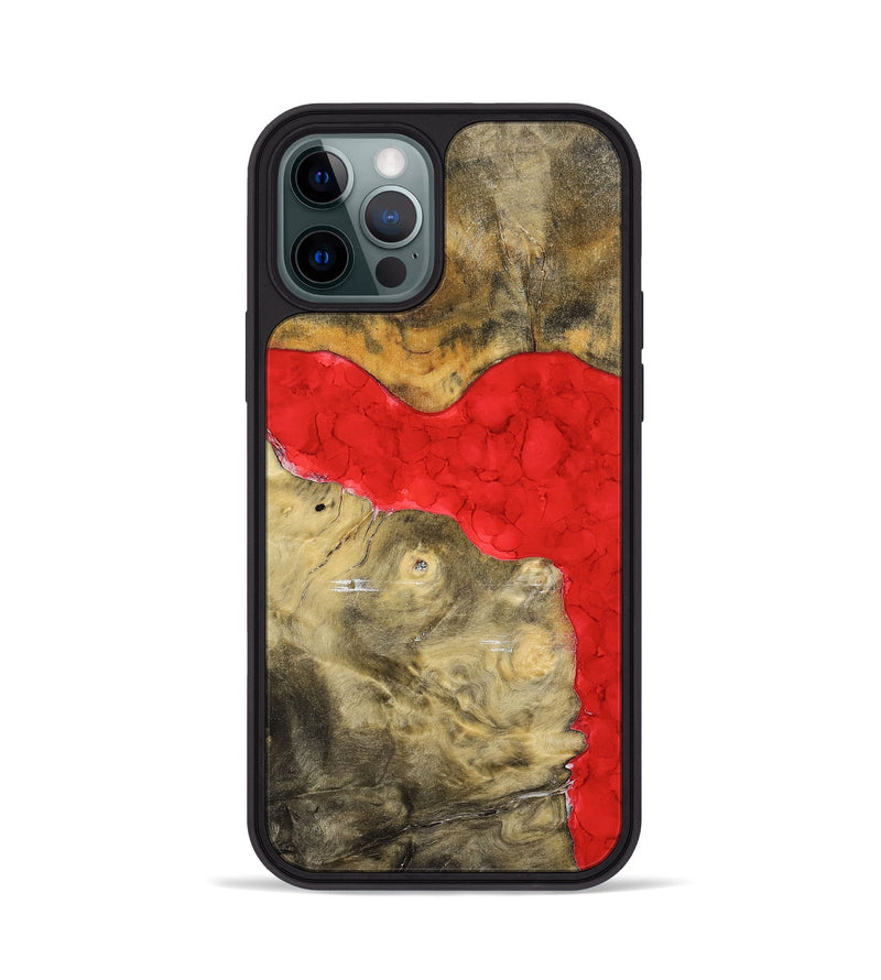 iPhone 12 Pro Wood+Resin Phone Case - Sheri (Watercolor, 698668)