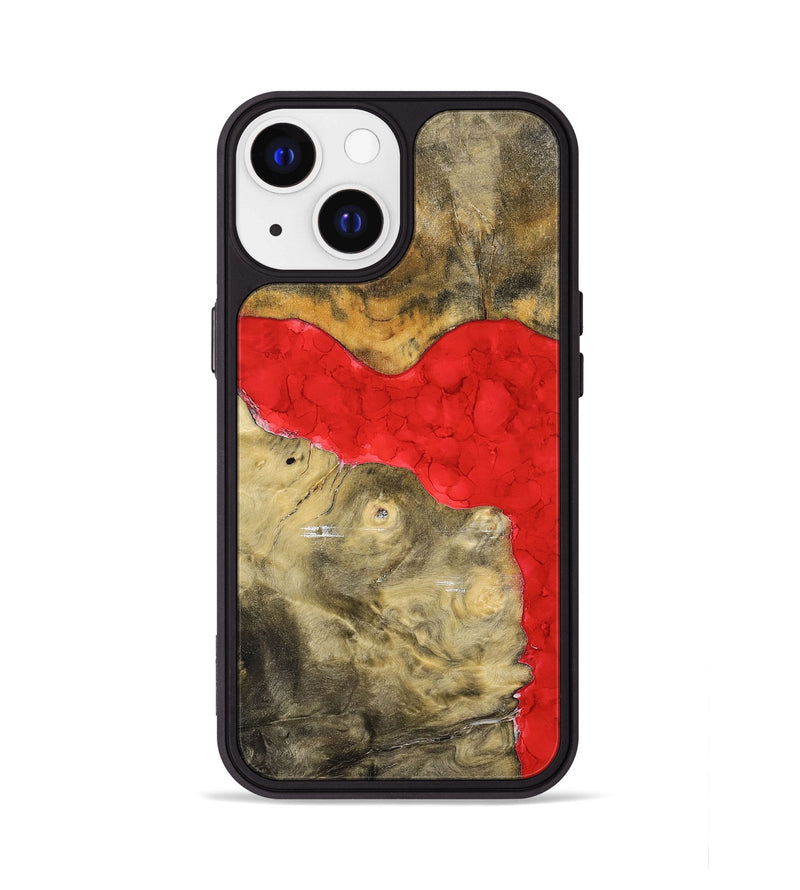 iPhone 13 Wood+Resin Phone Case - Sheri (Watercolor, 698668)