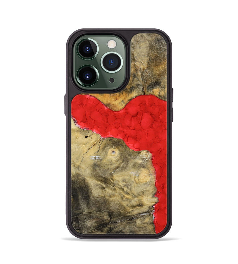 iPhone 13 Pro Wood+Resin Phone Case - Sheri (Watercolor, 698668)