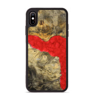 iPhone Xs Max Wood+Resin Phone Case - Sheri (Watercolor, 698668)