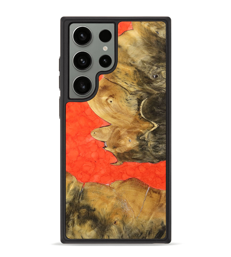 Galaxy S23 Ultra Wood+Resin Phone Case - Oscar (Watercolor, 698672)
