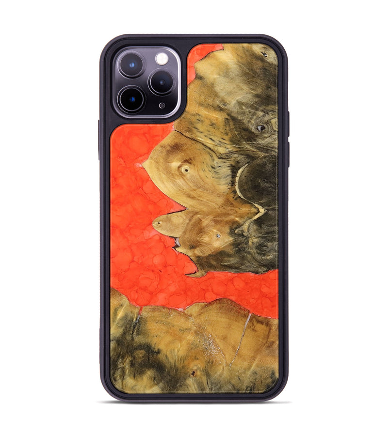 iPhone 11 Pro Max Wood+Resin Phone Case - Oscar (Watercolor, 698672)