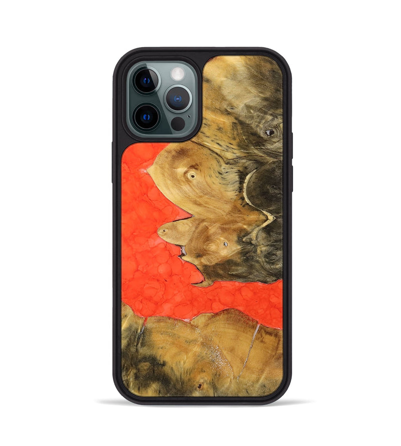 iPhone 12 Pro Wood+Resin Phone Case - Oscar (Watercolor, 698672)