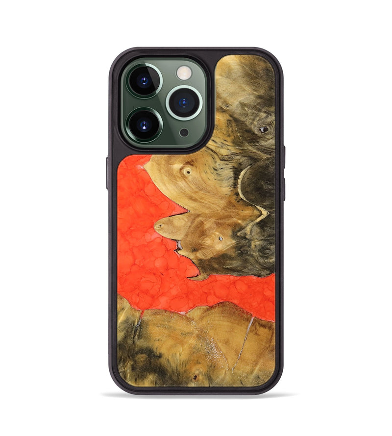 iPhone 13 Pro Wood+Resin Phone Case - Oscar (Watercolor, 698672)