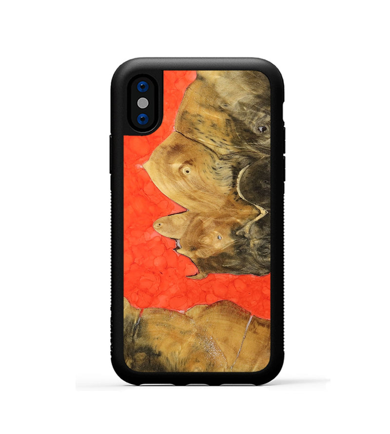 iPhone Xs Wood+Resin Phone Case - Oscar (Watercolor, 698672)