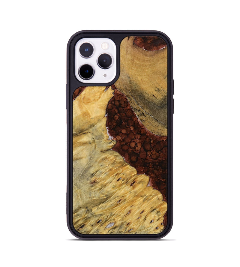 iPhone 11 Pro Wood+Resin Phone Case - Keegan (Watercolor, 698675)