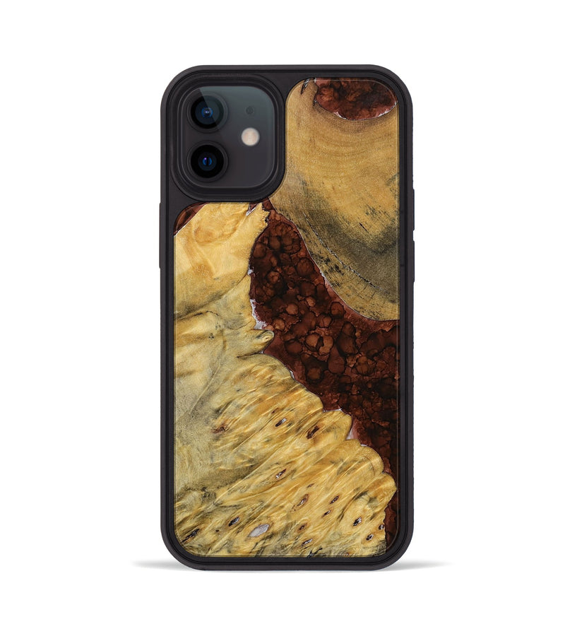 iPhone 12 Wood+Resin Phone Case - Keegan (Watercolor, 698675)