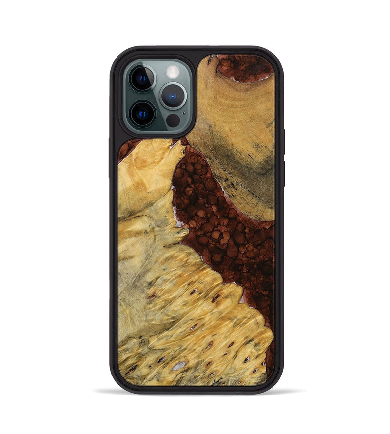 iPhone 12 Pro Wood+Resin Phone Case - Keegan (Watercolor, 698675)
