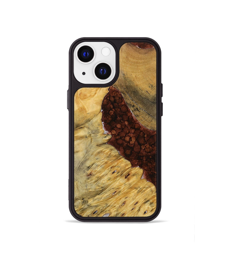 iPhone 13 mini Wood+Resin Phone Case - Keegan (Watercolor, 698675)
