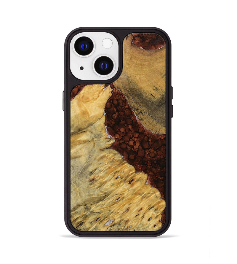 iPhone 13 Wood+Resin Phone Case - Keegan (Watercolor, 698675)