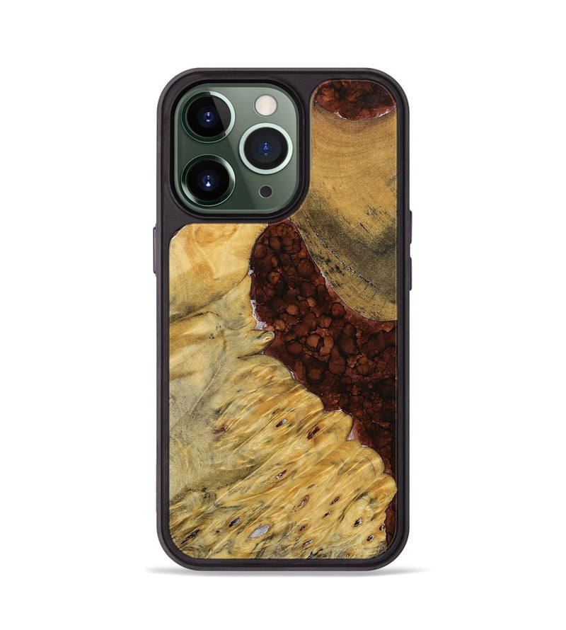 iPhone 13 Pro Wood+Resin Phone Case - Keegan (Watercolor, 698675)