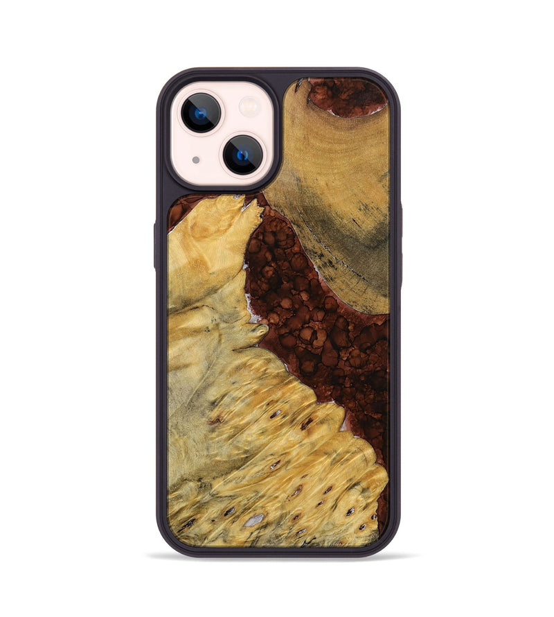 iPhone 14 Wood+Resin Phone Case - Keegan (Watercolor, 698675)