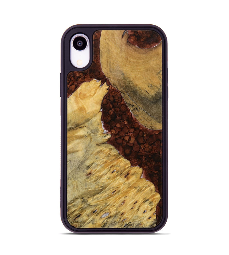 iPhone Xr Wood+Resin Phone Case - Keegan (Watercolor, 698675)