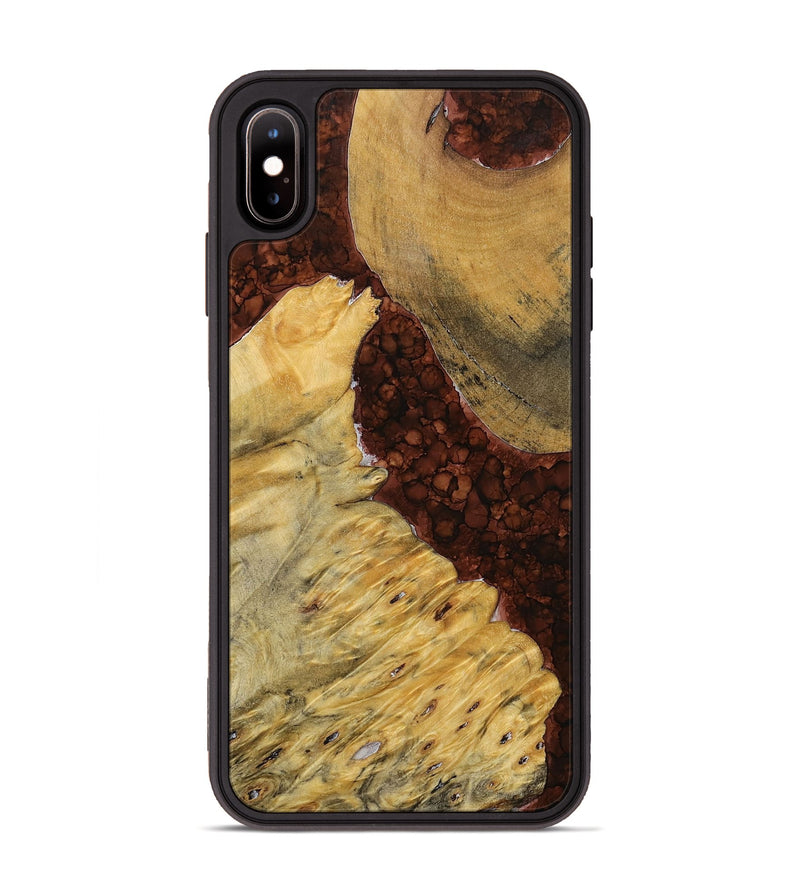 iPhone Xs Max Wood+Resin Phone Case - Keegan (Watercolor, 698675)