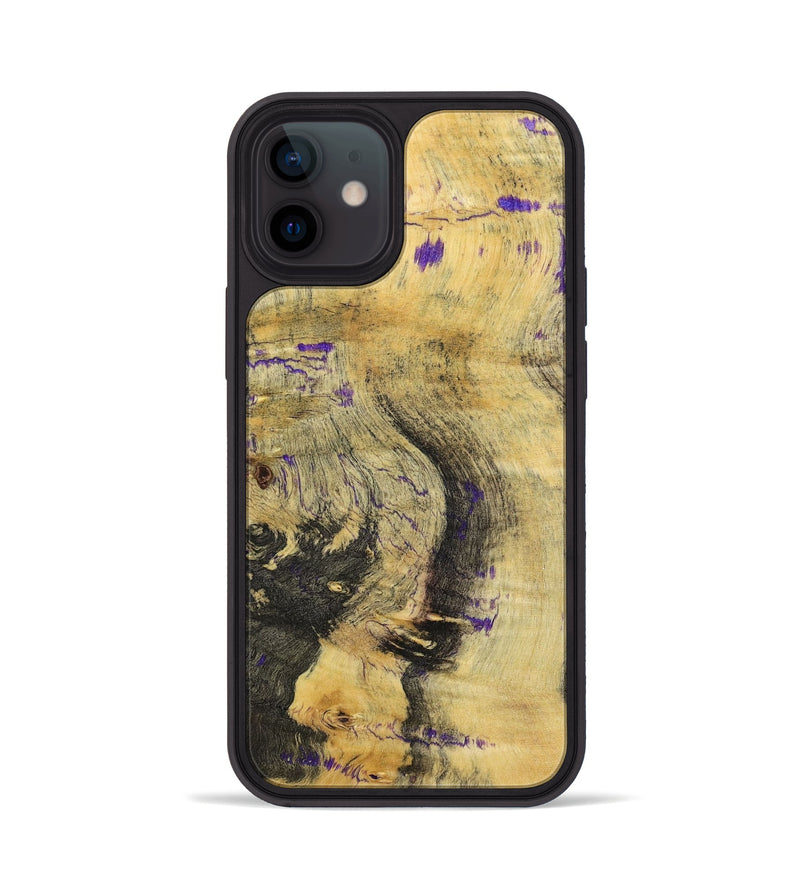 iPhone 12  Phone Case - Lila (Wood Burl, 698708)