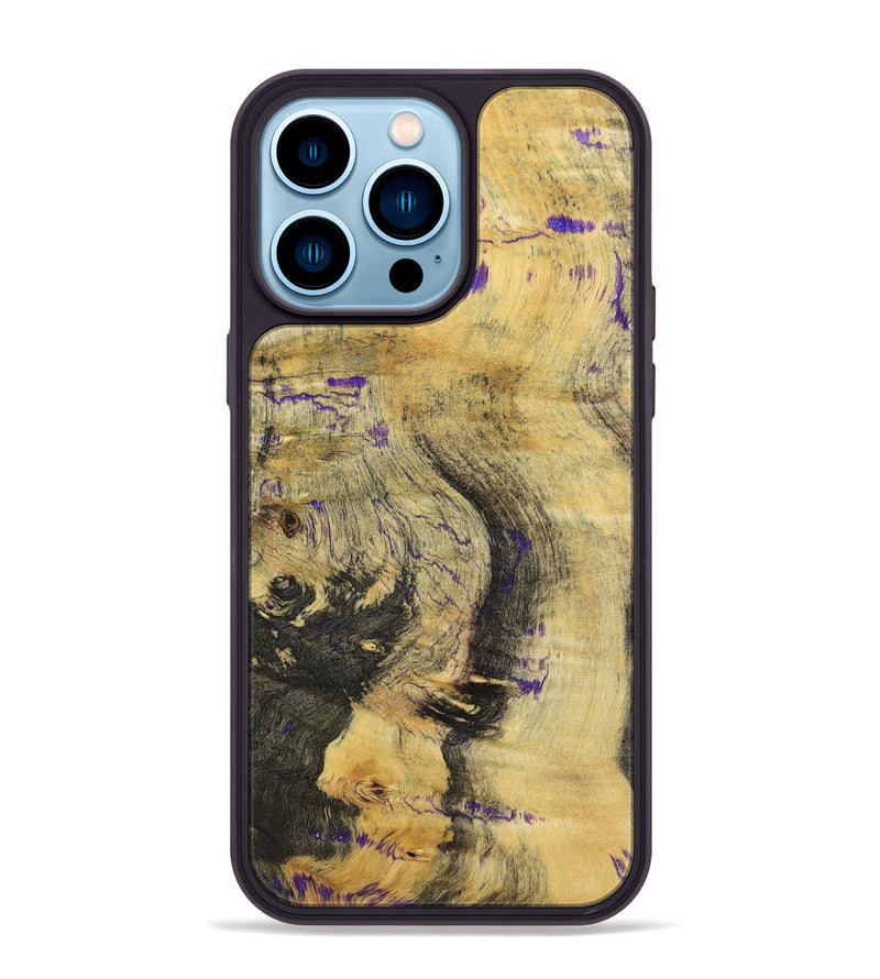 iPhone 14 Pro Max  Phone Case - Lila (Wood Burl, 698708)
