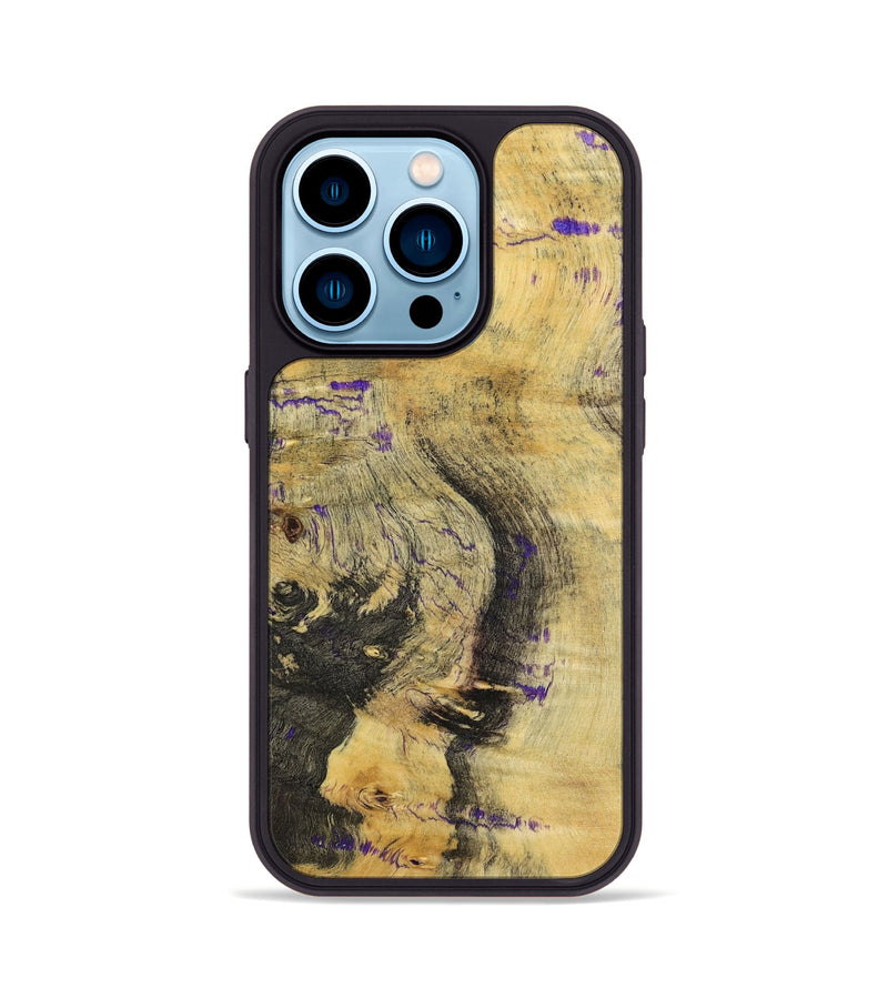 iPhone 14 Pro  Phone Case - Lila (Wood Burl, 698708)
