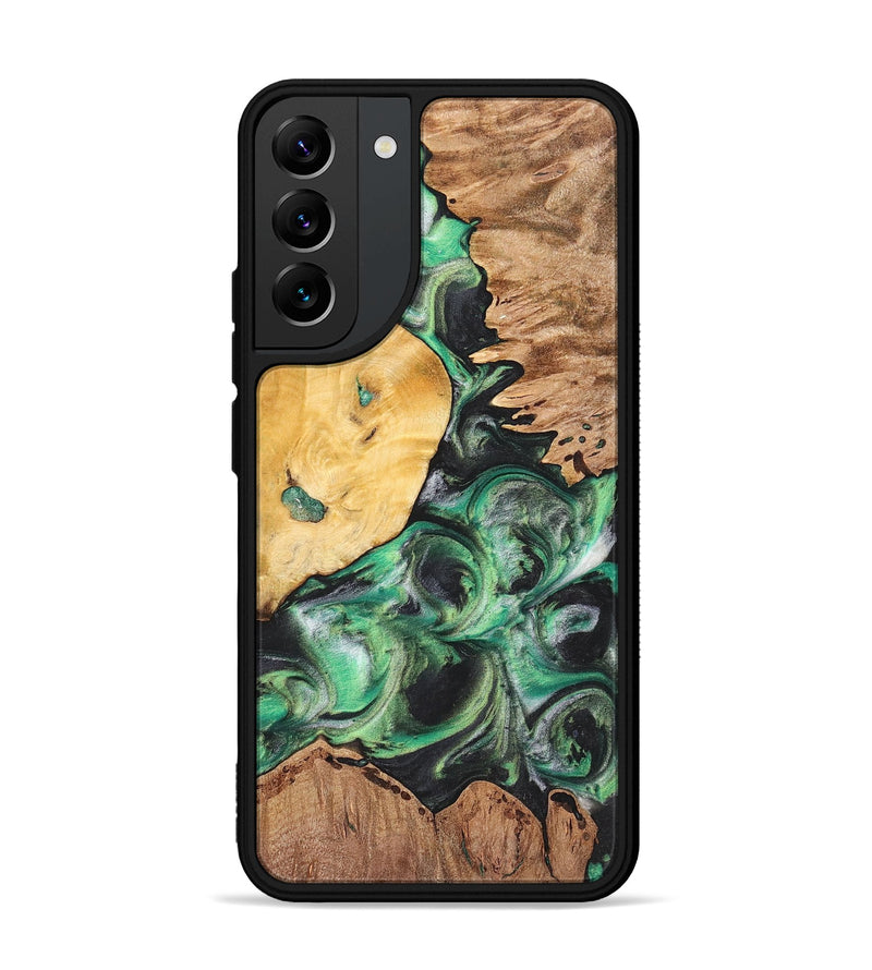 Galaxy S22 Plus Wood+Resin Phone Case - Tabatha (Mosaic, 698895)