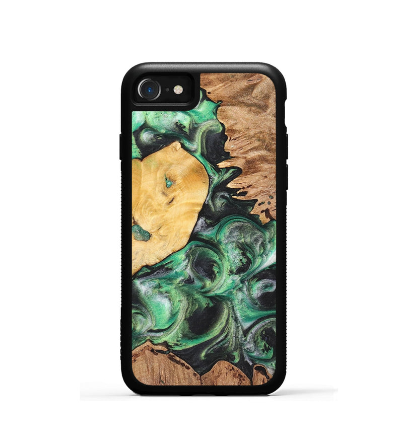 iPhone SE Wood+Resin Phone Case - Tabatha (Mosaic, 698895)