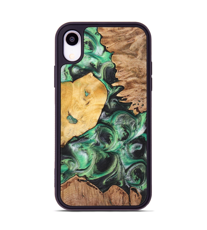 iPhone Xr Wood+Resin Phone Case - Tabatha (Mosaic, 698895)